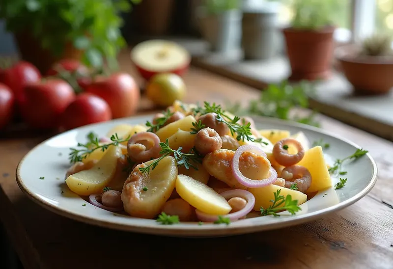 Salade traditionnelle du Pays de Caux : fraîcheur et saveurs normandes