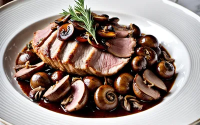 Recette traditionnelle de Salmis de faisan à la française, plat de gibier savoureux