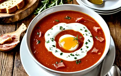 Salmorejo andalou express : recette facile de soupe froide de tomates
