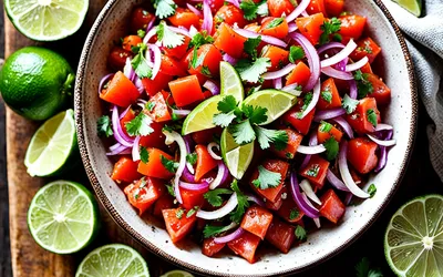 Recette facile de Salsa Mexicaine fraîche et épicée pour apéritif