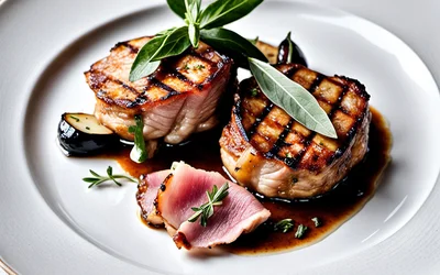 Recette facile de Saltimbocca de veau aux aubergines et mozzarella fondante
