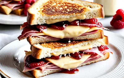 Recette facile du Sandwich Monte Cristo gourmand - sucré salé parfait