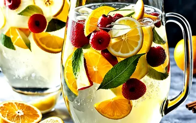 Recette facile de sangria blanche fruitée et rafraîchissante