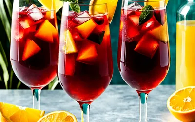 Recette facile de Sangria des Îles : cocktail exotique et rafraîchissant