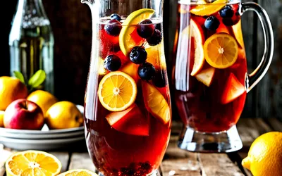 Recette facile de Sangria maison fruitée et rafraîchissante
