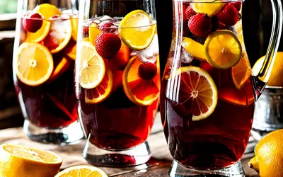 Recette facile de Sangria traditionnelle de Madrid - Boisson rafraîchissante d'été