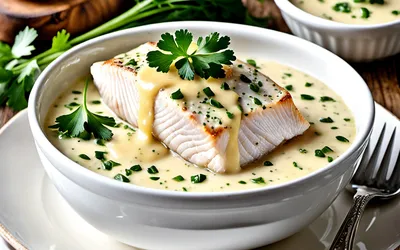 Sauce au beurre onctueuse pour poisson blanc - Recette facile et rapide