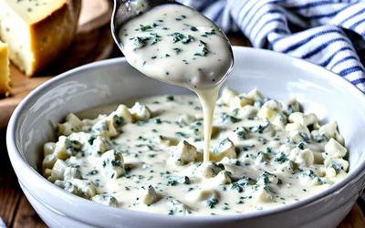 Recette facile de sauce au bleu crémeuse et gourmande