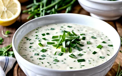 Recette facile de sauce au yaourt fraîche et onctueuse
