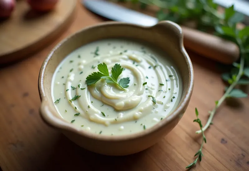 Sauce crémeuse aux échalotes et estragon pour accompagner vos plats