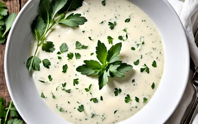 Recette facile de sauce au fromage blanc et coriandre fraîche