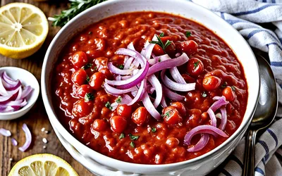 Sauce yaourt oignon tomate facile et fraîche pour apéritif