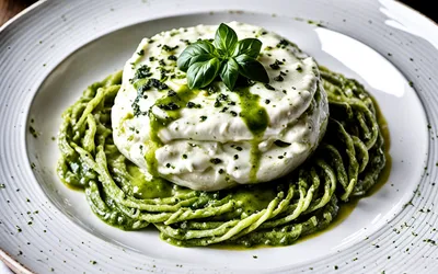 Sauce onctueuse à la ricotta et pesto facile pour pâtes