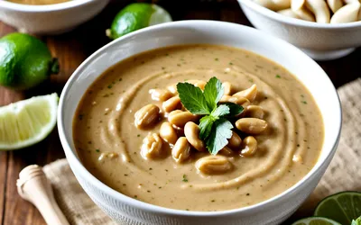 Recette facile de sauce onctueuse aux cacahuètes maison