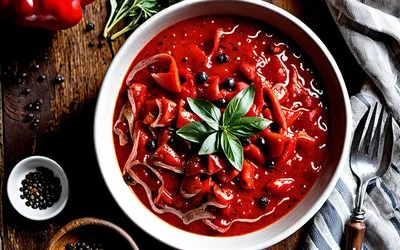Recette facile de sauce rouge au poivre pour viandes