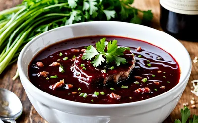 Recette facile de sauce vigneronne au vin rouge pour viandes
