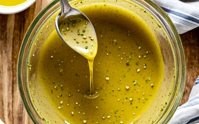 Recette facile de sauce vinaigrette légère maison pour salade saine