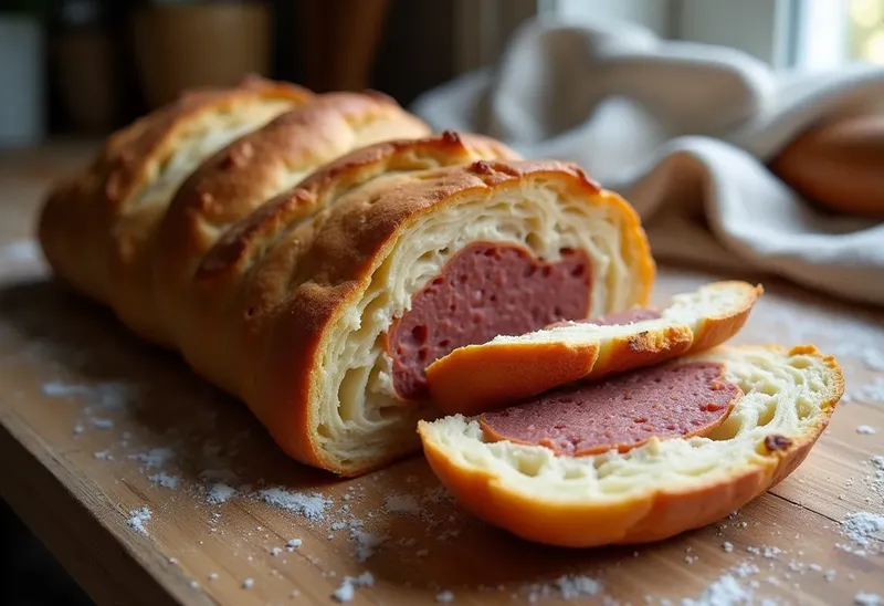 Saucisson brioché maison facile et rapide