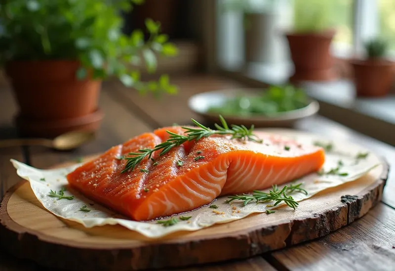 Saumon en croûte de gros sel : recette facile et savoureuse