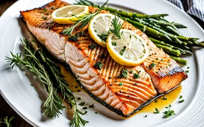 Saumon entier rôti au four : recette facile et savoureuse