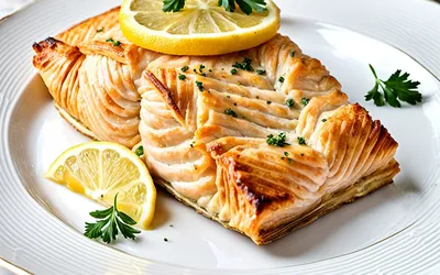 Recette de saumon farci en croûte au beurre d'agrumes - plat raffiné et savoureux