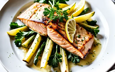 Recette facile de saumon rose grillé et endives braisées à la bière