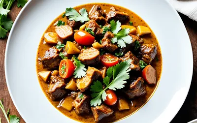 Recette facile de sauté d'agneau au curry parfumé