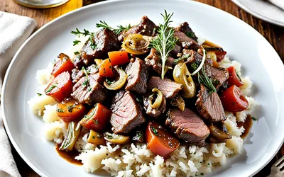 Recette facile de sauté de bœuf à la bière - plat mijoté gourmand