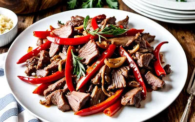 Recette facile de sauté de bœuf savoureux à la sauce maison