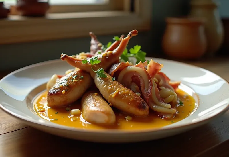 Sauté de lapin aux lardons et curry : recette savoureuse et facile