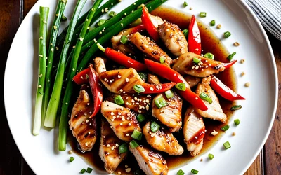 Recette facile de sauté de poulet à la sauce soja, rapide et savoureuse