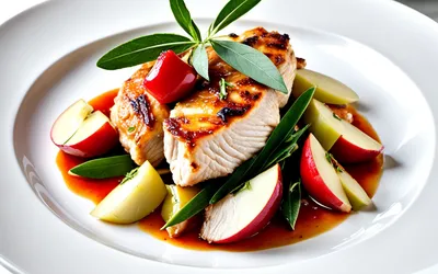 Recette facile de sauté de poulet à la pomme et à l'estragon