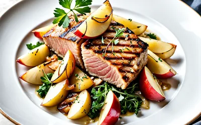 Sauté de thon aux pommes caramélisées : recette facile et rapide