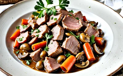 Sauté de veau Marengo traditionnel : recette facile et savoureuse