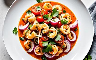 Recette de Scampi à l'indienne épicée et facile