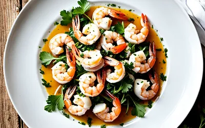 Recette de scampis aux fines herbes et Noilly Prat facile et rapide