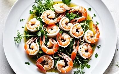 Recette légère de scampis aux fines herbes facile et rapide