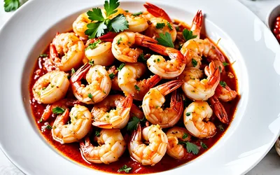 Recette facile de scampis piquants à la poêle