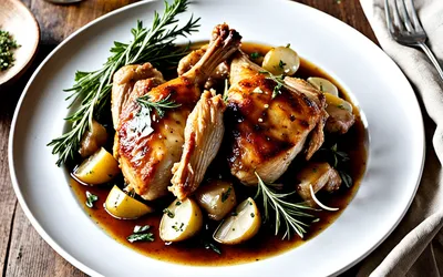 Recette Schenkele d'Alsace : cuisses de poulet fondantes et parfumées