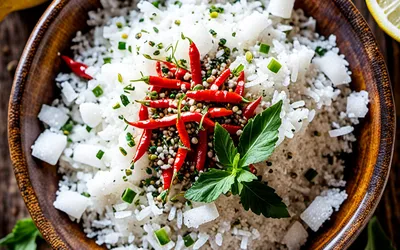 Sel parfumé citron piment cumin maison : recette facile et rapide