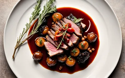 Recette de selle de sanglier rôtie avec sauce grand veneur traditionnelle