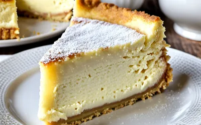 Recette authentique de Sernik polonais au fromage blanc crémeux