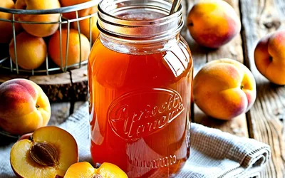 Recette facile de sirop d'abricot maison, naturel et rafraîchissant