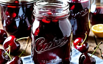 Recette facile de sirop de cerises cuites maison