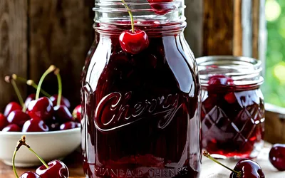 Recette facile de sirop de cerises maison, rafraîchissant et naturel