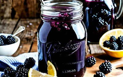 Recette facile de sirop de mûre maison - Boisson fruitée et naturelle