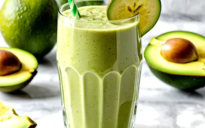 Smoothie Banane Avocat Crémeux et Nutritif - Recette Facile et Rapide