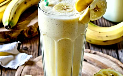 Smoothie Banane Crémeux à la Mexicaine - Recette Facile et Rapide