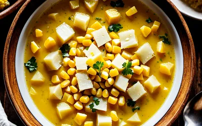 Recette authentique de Sopa Paraguayenne au maïs et fromage fondant