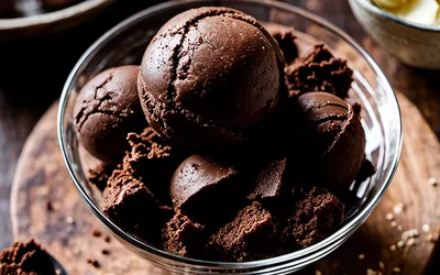 Recette facile de sorbet au chocolat intense fait maison